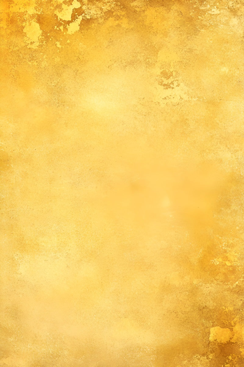 Yellow Backdrop Golden Vintage Textured Wall Background Portrait Photo Backdrop GQ58-72