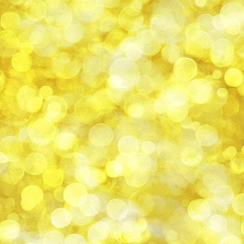 Yellow Backdrop Glowing Yellow Bokeh Light Effect Background for Portraits GQ58-75