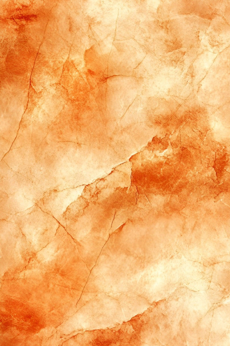 Orange Backdrop Warm Amber Cracked Marble Texture Studio Portrait Backdrop GQ58-77