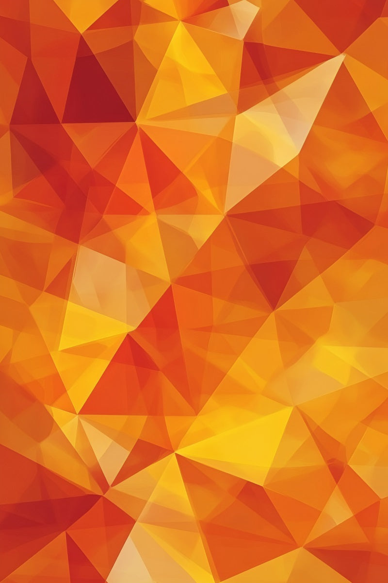 Orange Backdrop Geometric Faceted Orange Yellow Gradient Photo Portrait Backdrop GQ58-78