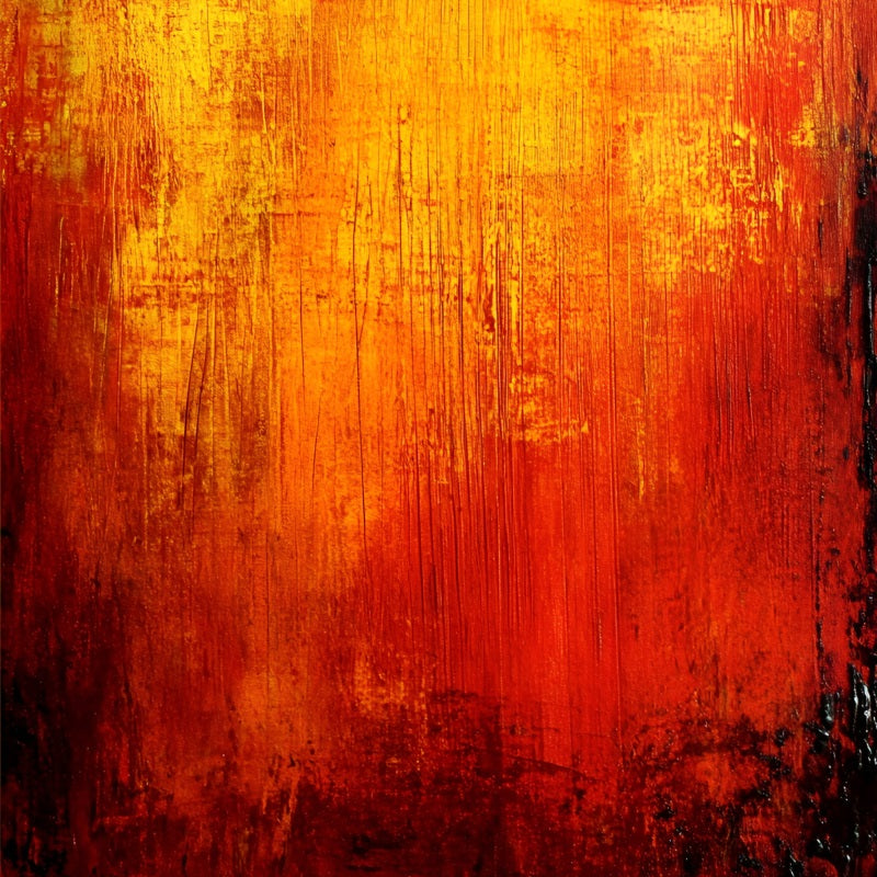 Orange Backdrop Bold Abstract Red and Yellow Brushstrokes Photography Portrait Background GQ58-79