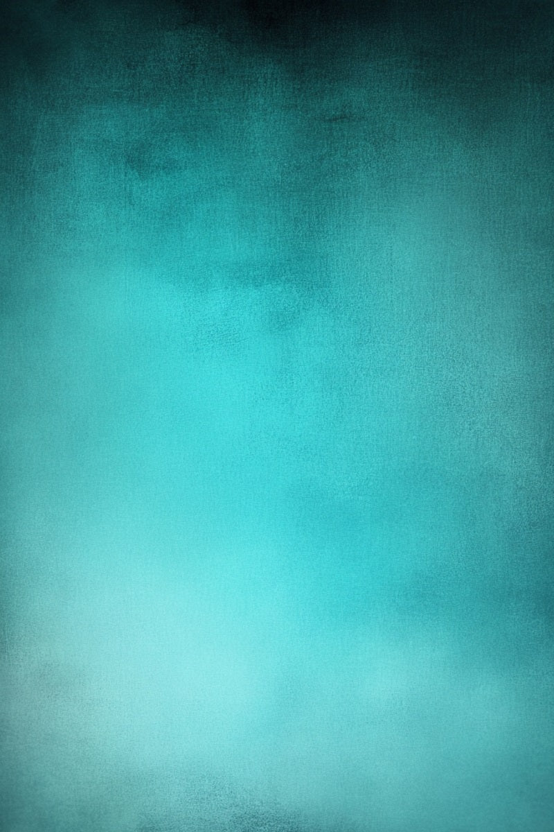 Teal Backdrop Aqua Blue Soft Gradient Fabric Background Portrait Backdrops GQ58-83