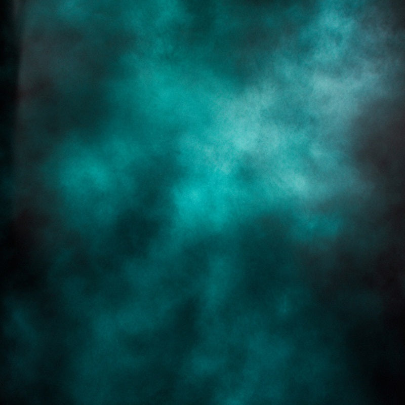 Teal Backdrop Dark Teal Cloudy Gradient Backdrop Studio Portrait Background GQ58-85