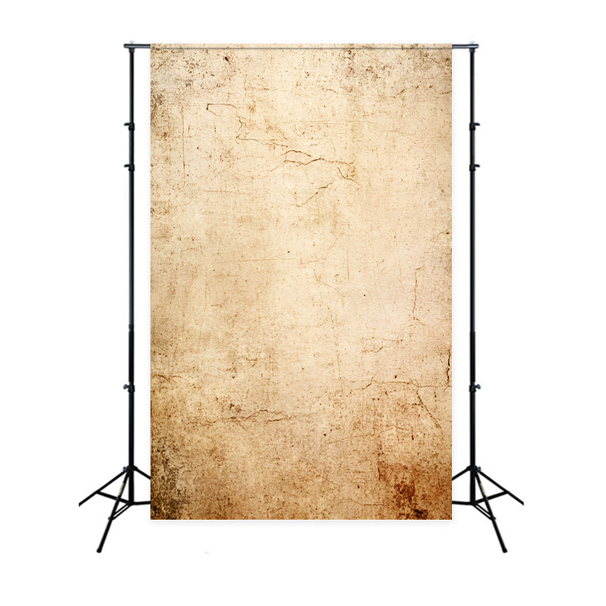 Grunge Backdrop Aged Beige Distressed Wall Texture Backgrounds for Portraits GQ58-89