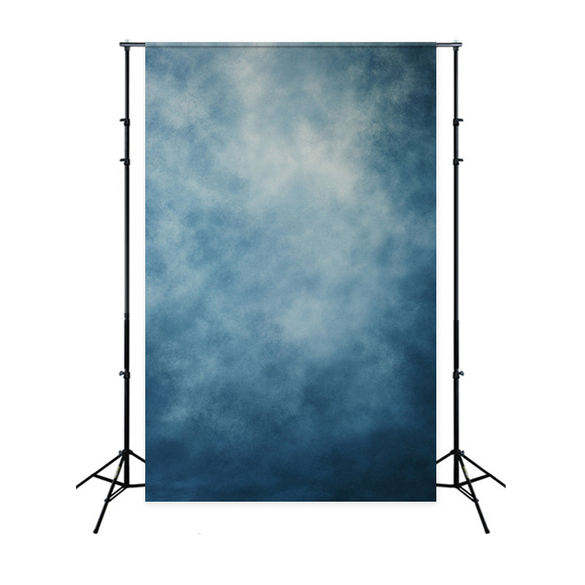 Yearbook Backdrop Muted Sky Blue Subtle Grain Finish Portrait Photography Backdrop GQ58-92
