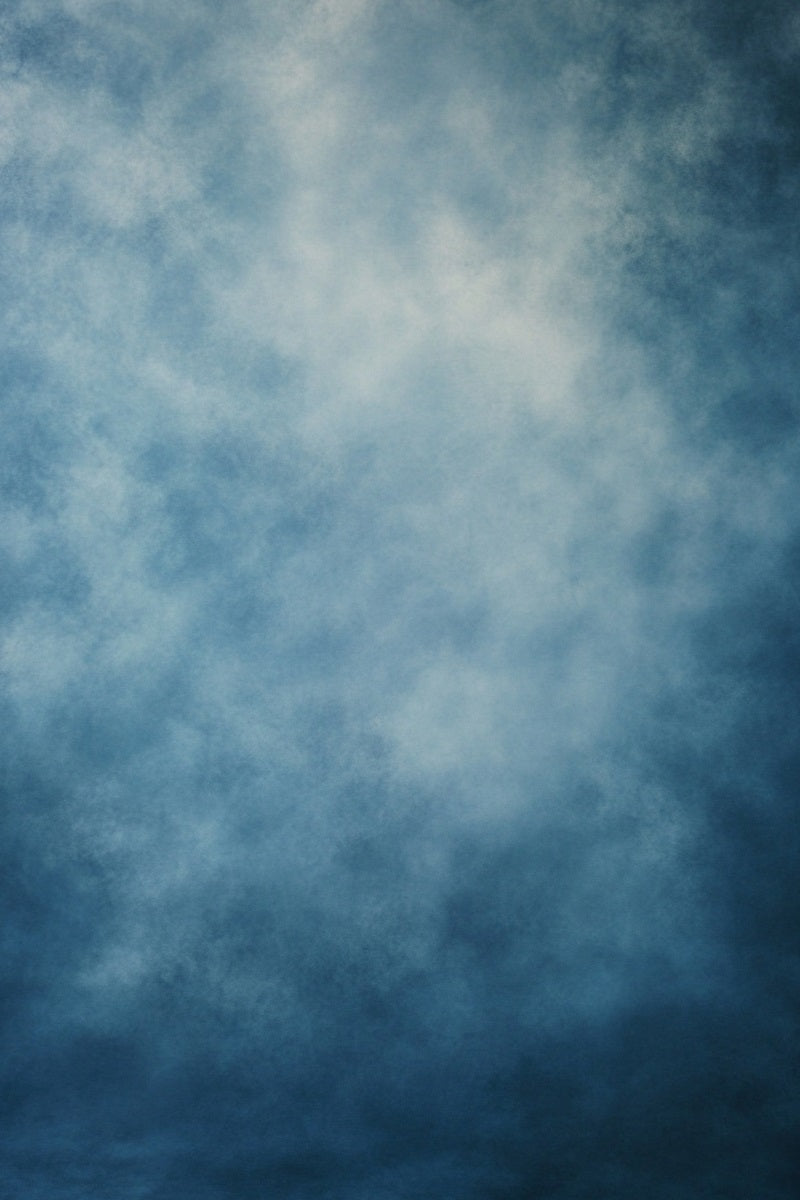 Yearbook Backdrop Muted Sky Blue Subtle Grain Finish Portrait Photography Backdrop GQ58-92