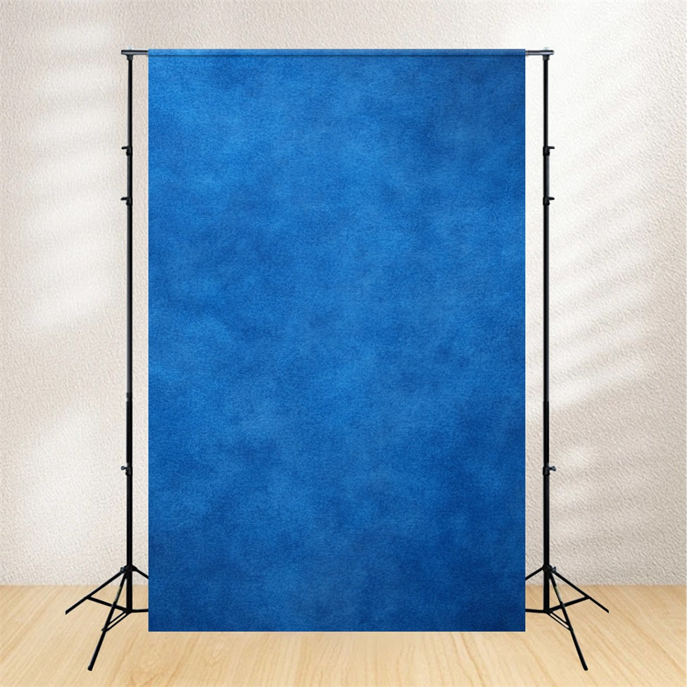 Yearbook Backdrop Even Bright Blue Faded Fabric Look Professional Portrait Backdrop GQ58-94