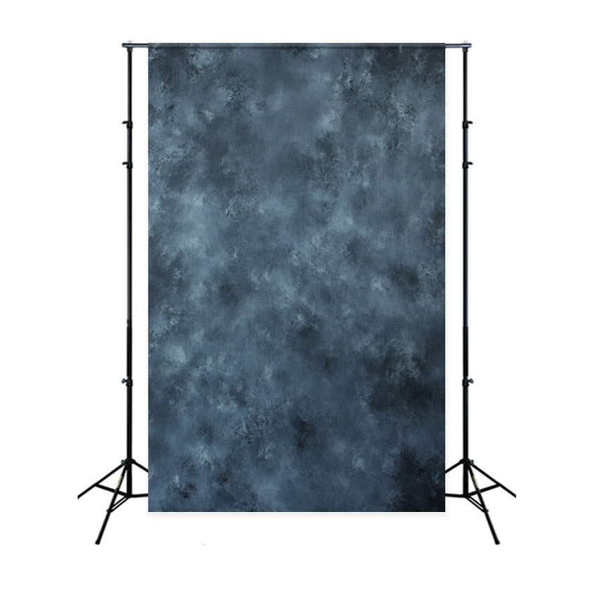 Yearbook Backdrop Dark Stormy Blue Marbleized Effect Portrait Studio Backdrop GQ58-95