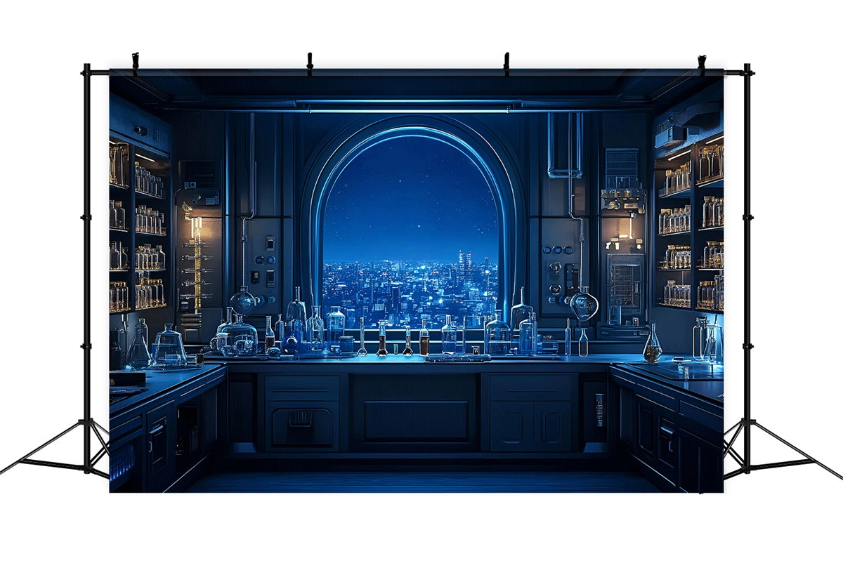 Chemistry Backdrop Modern Education Lab Backdrop GQ6-126