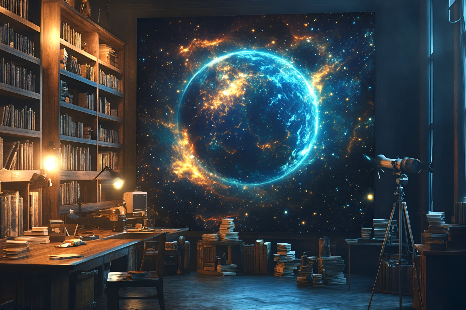 Exploration Backdrop Back To School Backdrops Galactic Exploration Backdrop GQ6-150
