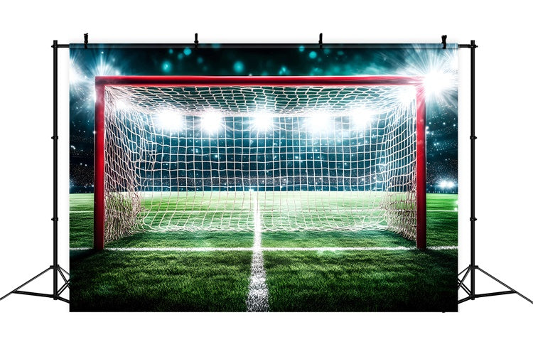 Football Field Backdrop Spotlight Soccer Arena Backdrop GQ6-257
