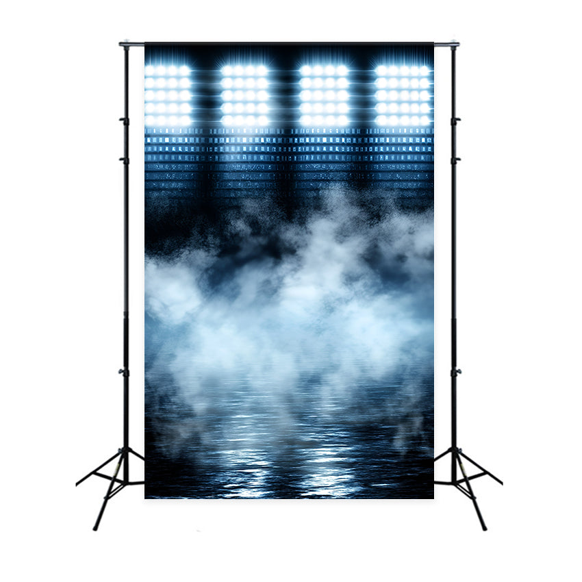 Sports Theme Backdrop Spotlight Mist Arena Backdrop GQ6-265