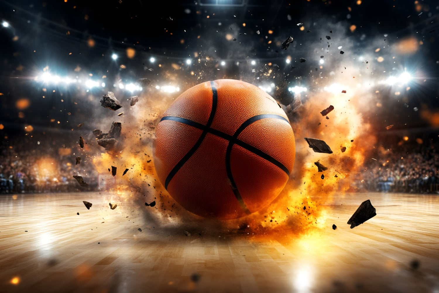 Basketball Photography Backdrop Power Shot Energy Backdrop GQ6-271