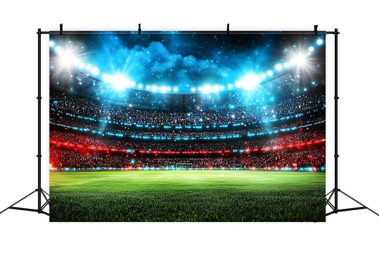 Soccer Field Backdrop Champions Glory Field Backdrop GQ6-281