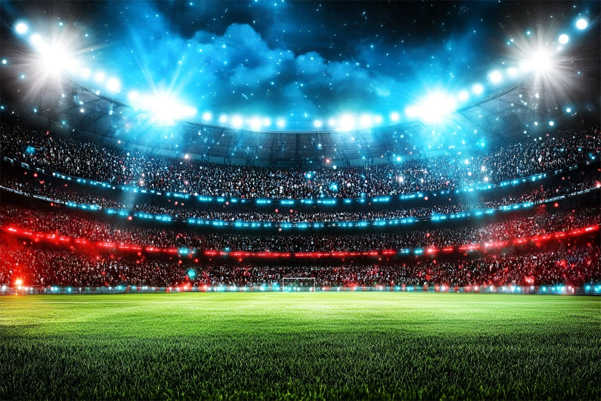 Soccer Field Backdrop Champions Glory Field Backdrop GQ6-281