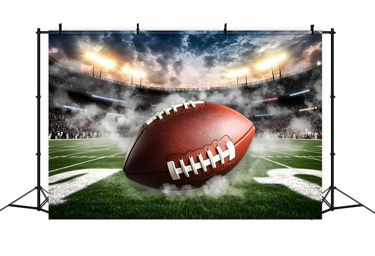 Football Photo Backdrop Stadium Football Focus Backdrop GQ6-285