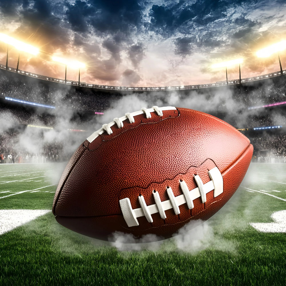 Football Photo Backdrop Stadium Football Focus Backdrop GQ6-285