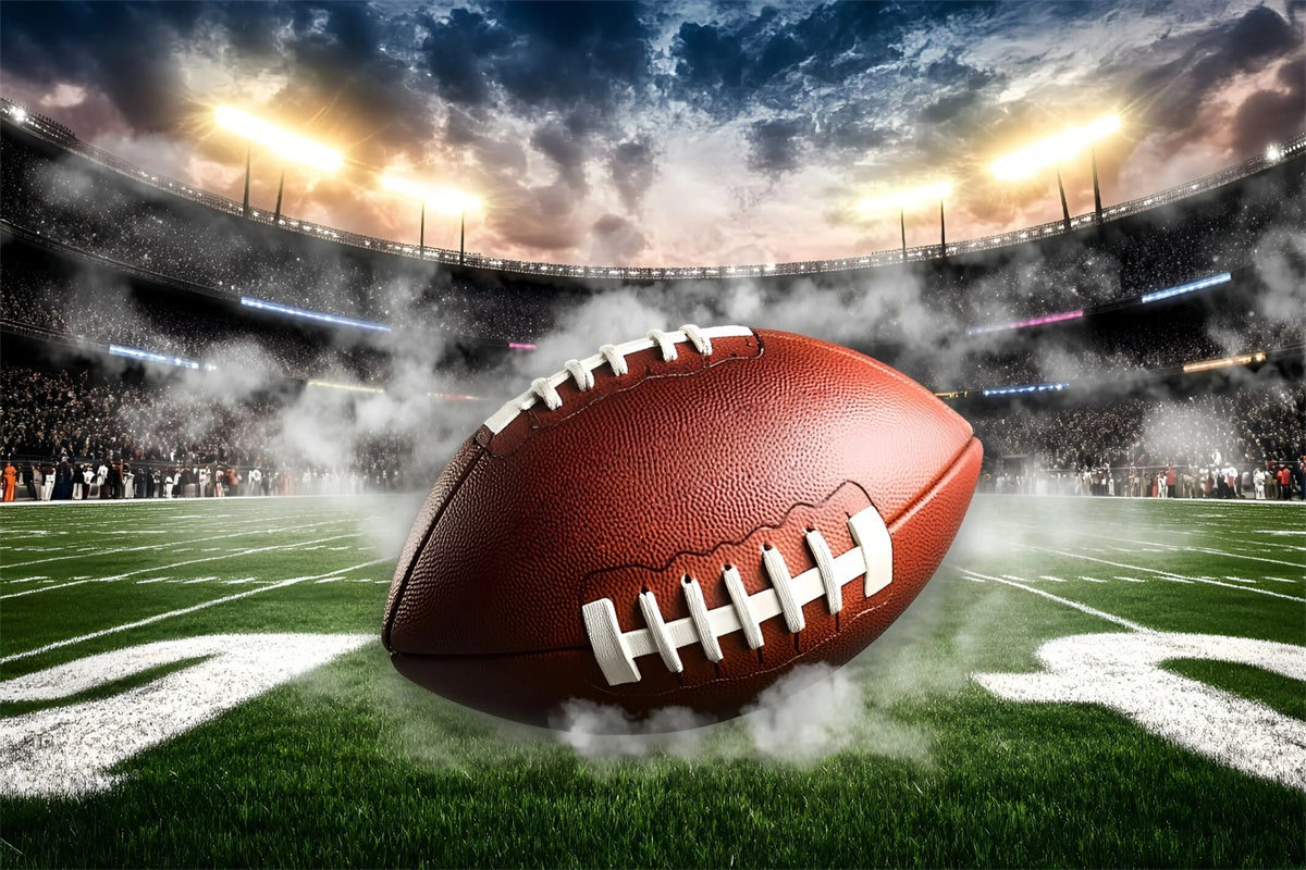 Football Photo Backdrop Stadium Football Focus Backdrop GQ6-285