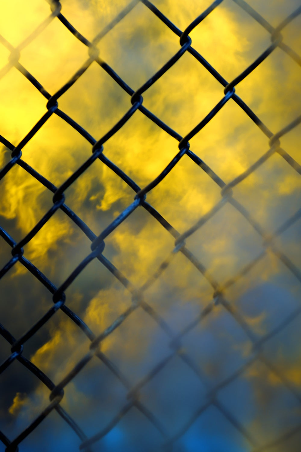 Sports Photo Backdrop Chain Link Arena Mood Backdrop GQ6-286