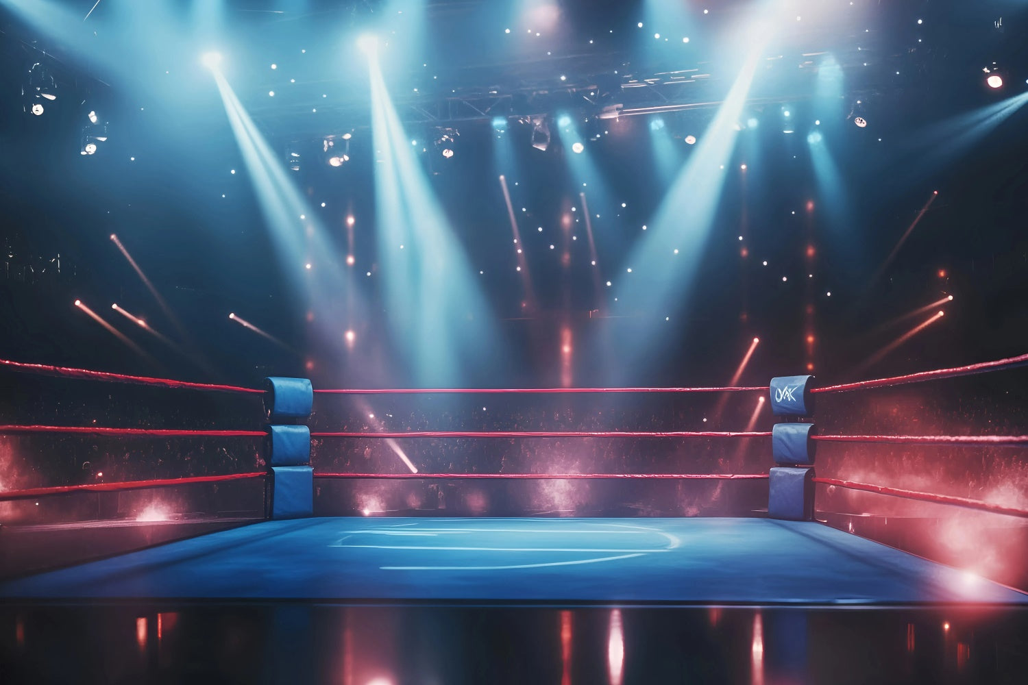 Boxing Backdrop Game Night Boxing Match Backdrop GQ6-289
