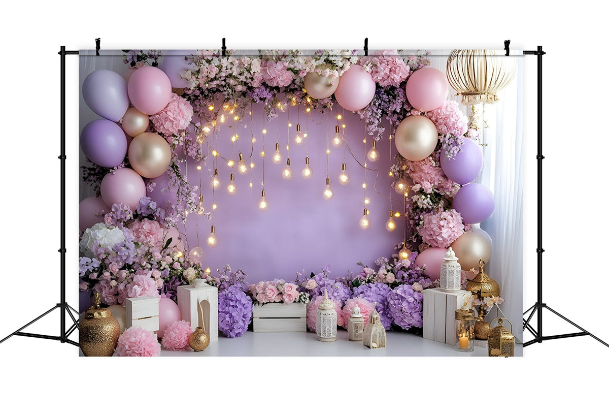 Birthday Backdrops Twinkle Blossom Dream Backdrop GQ6-324
