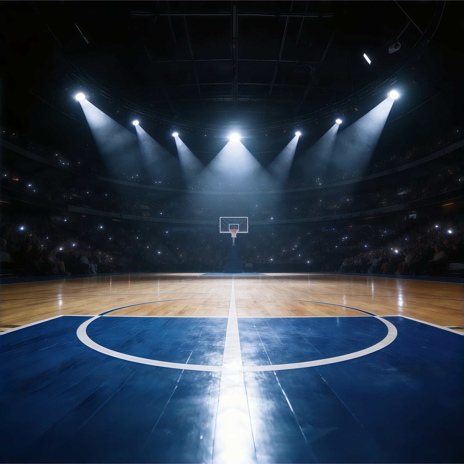 Basketball Backdrops Championship Arena Spotlight Sports Photography Backdrop GQ61-86
