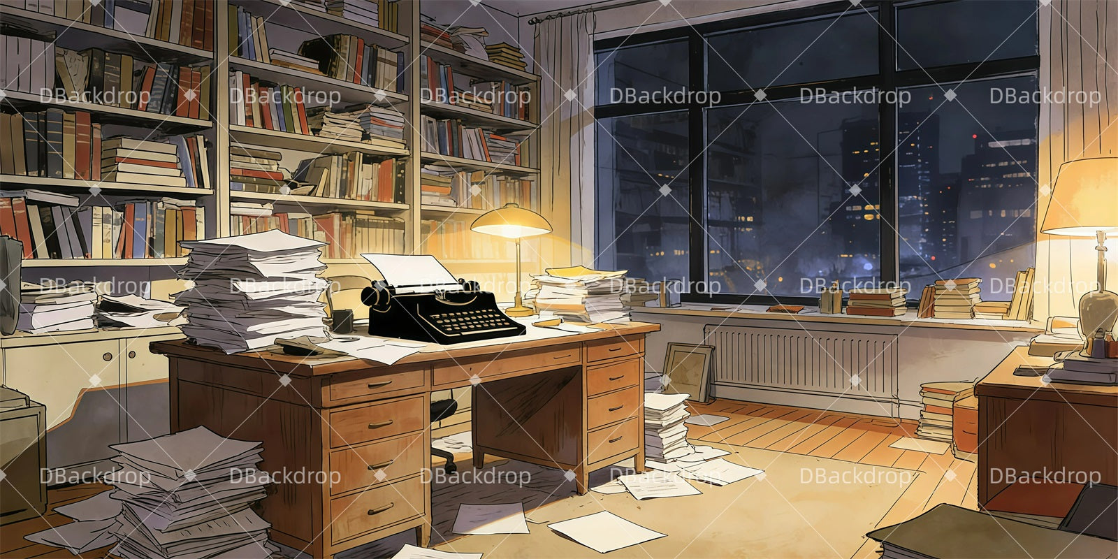 Theater Backdrops For Sale Messy Room Large Stage Backdrops GQ62-T43