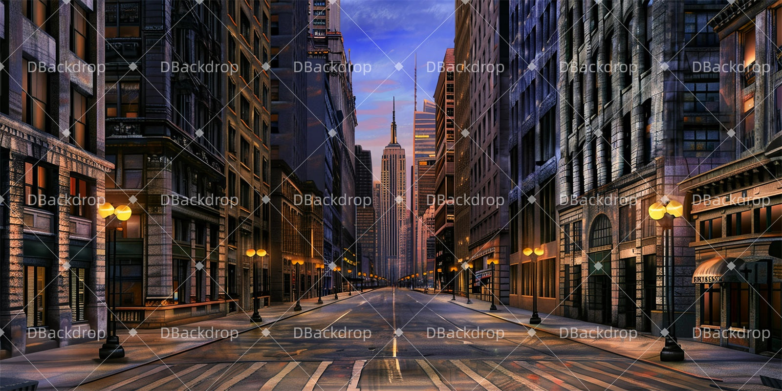 Movie Theater Backdrop Chicago Street Stage Backdrop Ideas GQ63-T19