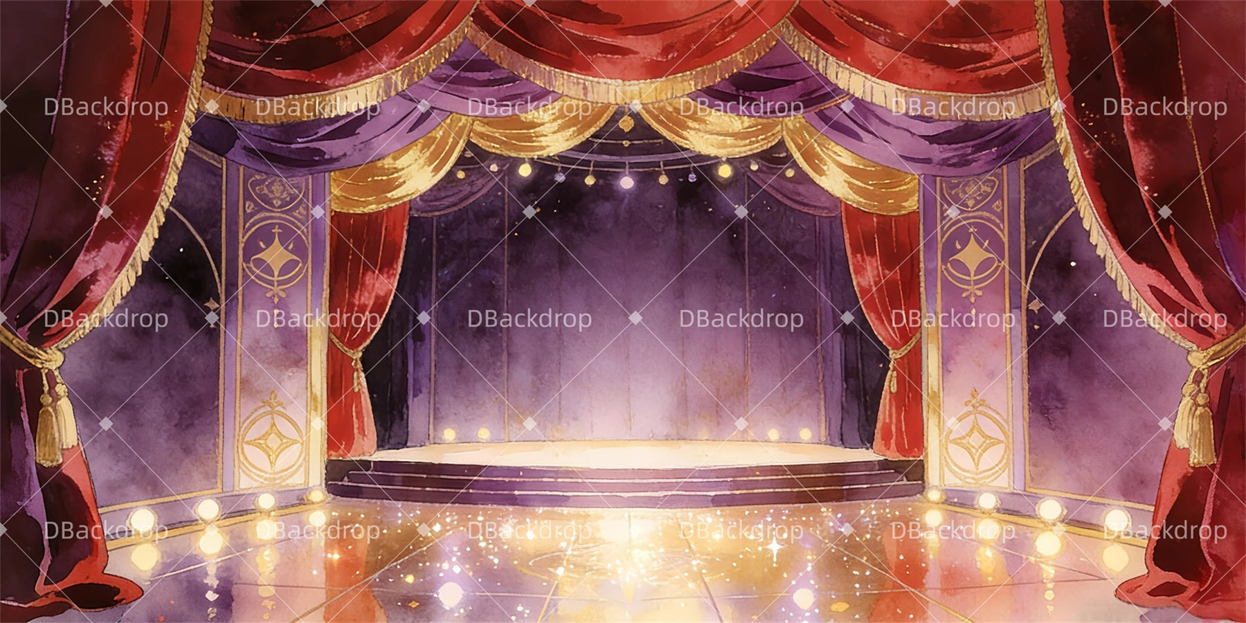 Dance Recital Backdrops Jellicle Ball Professional Stage Backdrops GQ63-T3