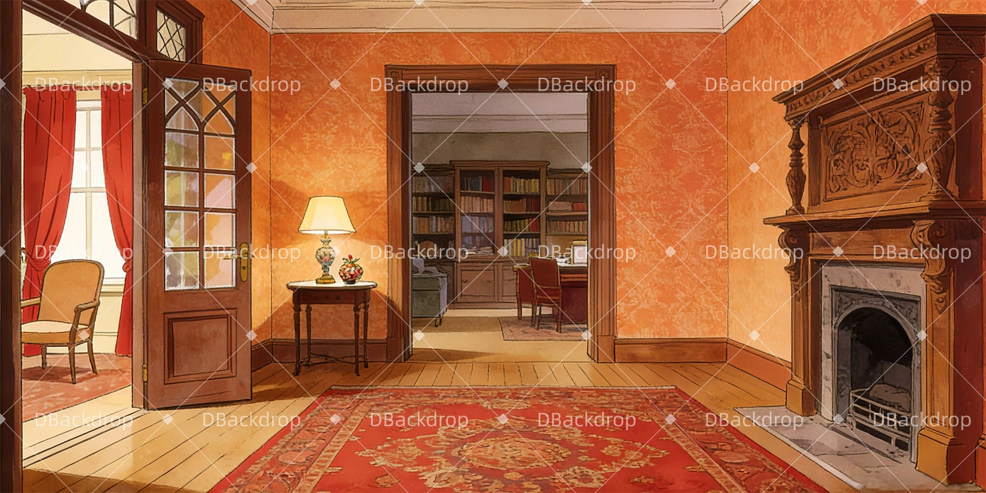 Backdrop Theater Living Room Professional Stage Backdrops GQ63-T59