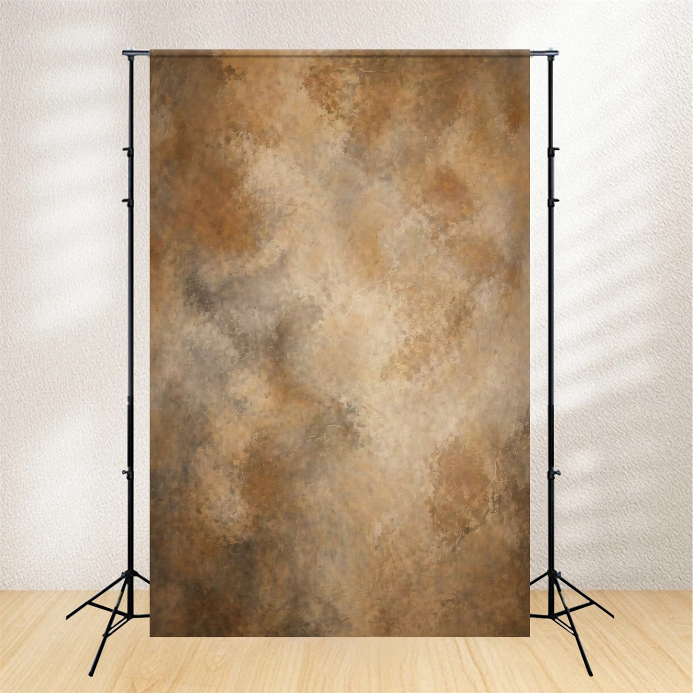 Tan Photo Backdrop Warm Mocha Art Texture Wash Abstract Backdrops GQ64-36