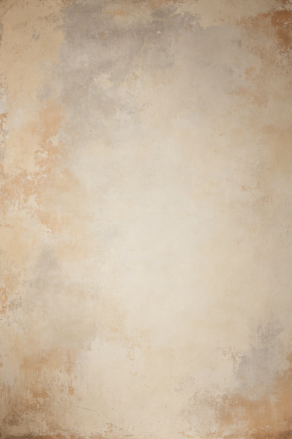 Limewash Backdrop Warm Beige Distressed Stucco Texture Portrait Backdrops GQ64-17