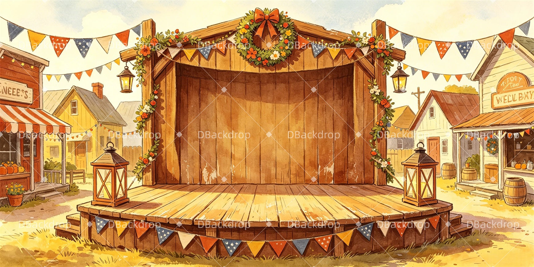 Stage Backdrops For Sale Beauty Contest Stage Theater Backdrop GQ66-T38