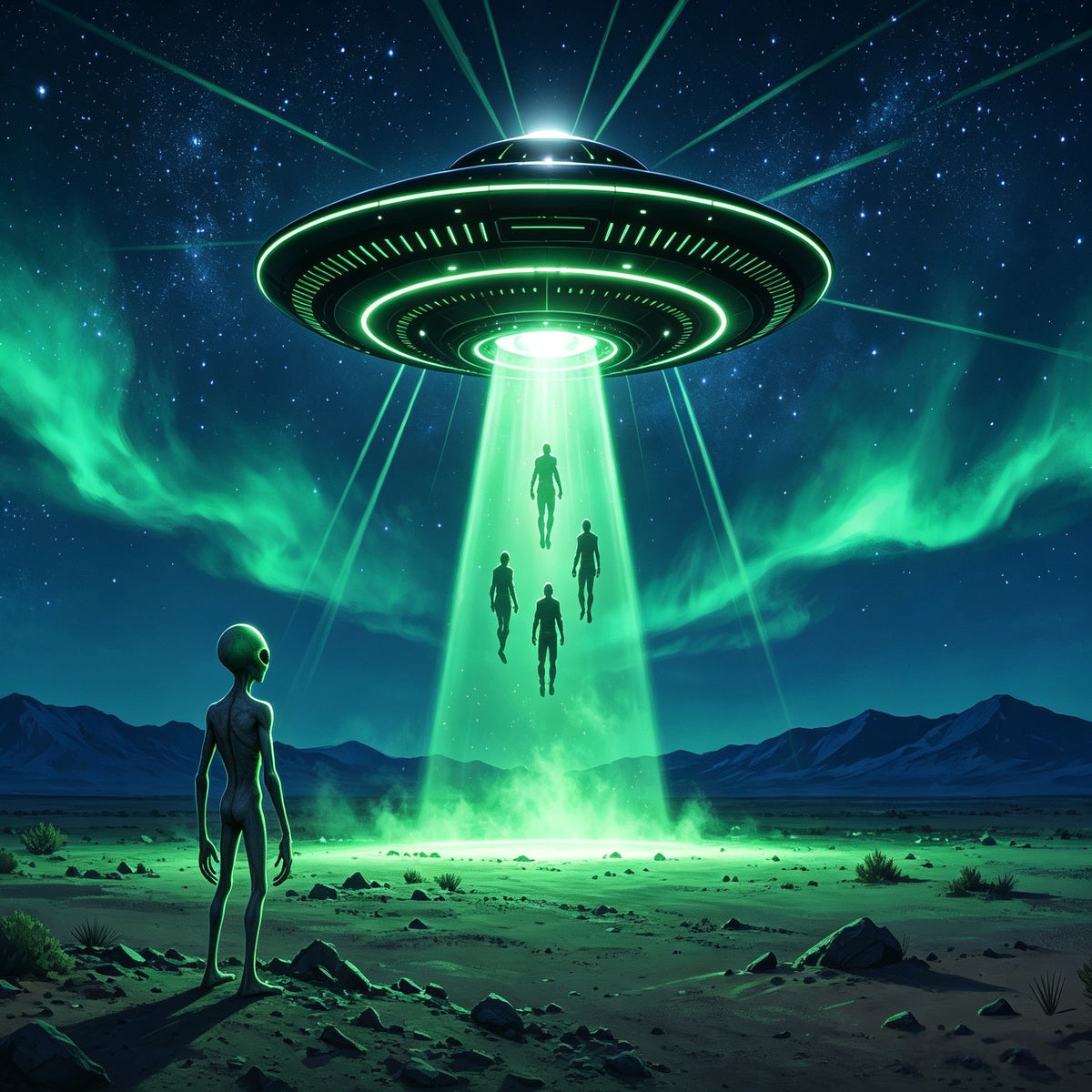 Scary Halloween Garage Door Banner Alien UFO Night Halloween Garage Door Cover GQ67-70-1 car