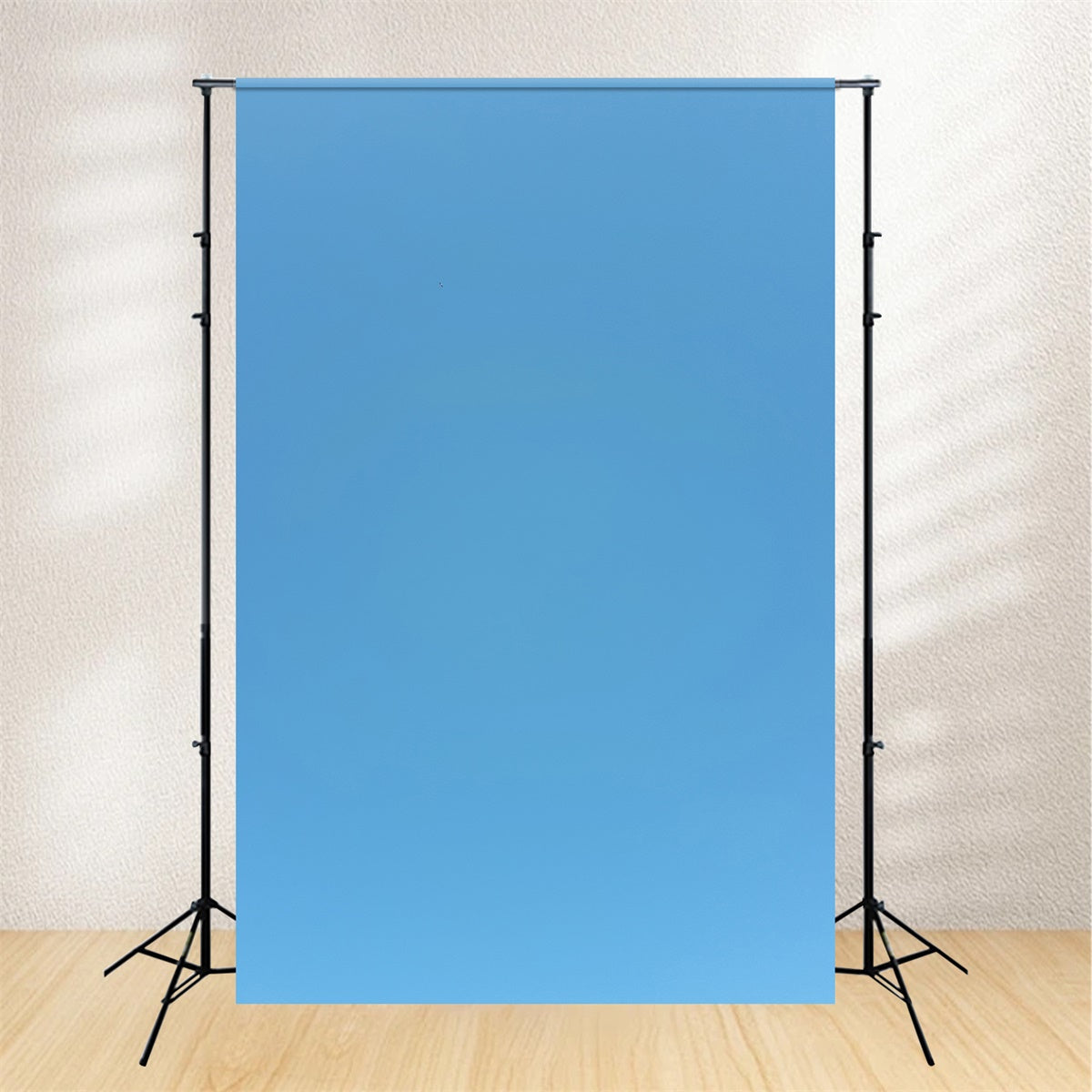 Blue Graduation Backdrop Vibrant Sky Blue Backdrop GTY3-348