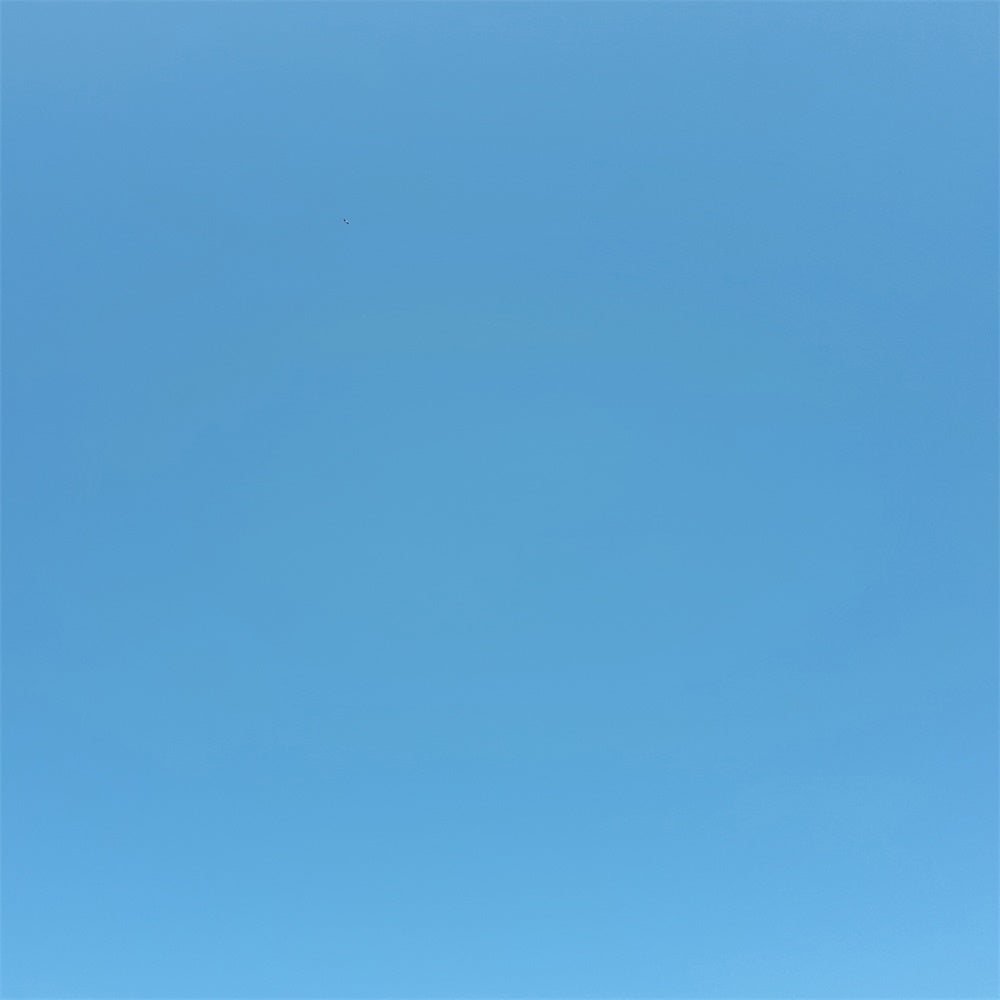 Blue Graduation Backdrop Vibrant Sky Blue Backdrop GTY3-348