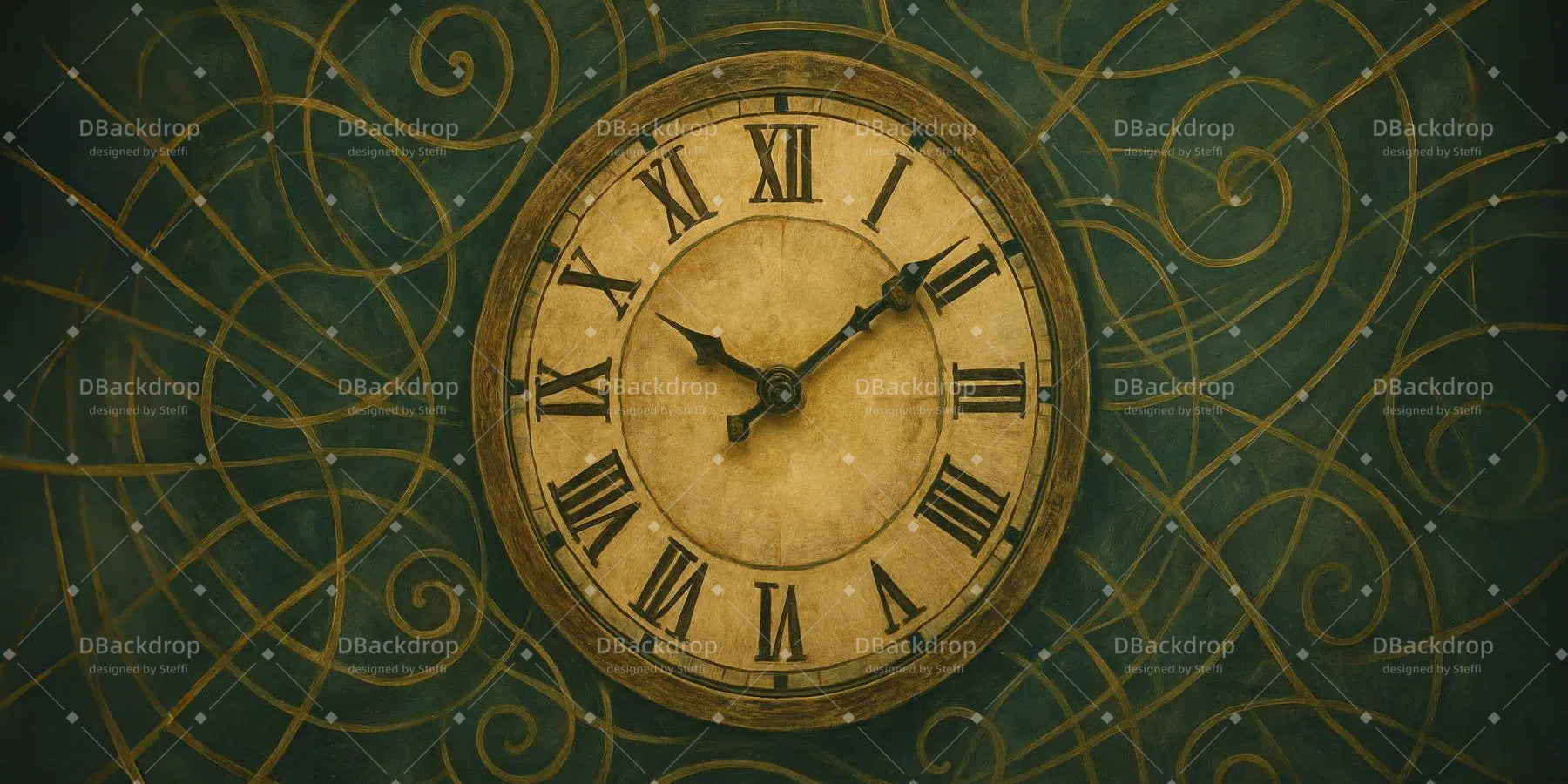 Time Back Drop Stage Backdrop Ghost Of Time Theater Backdrops for Sale CSH59-T1