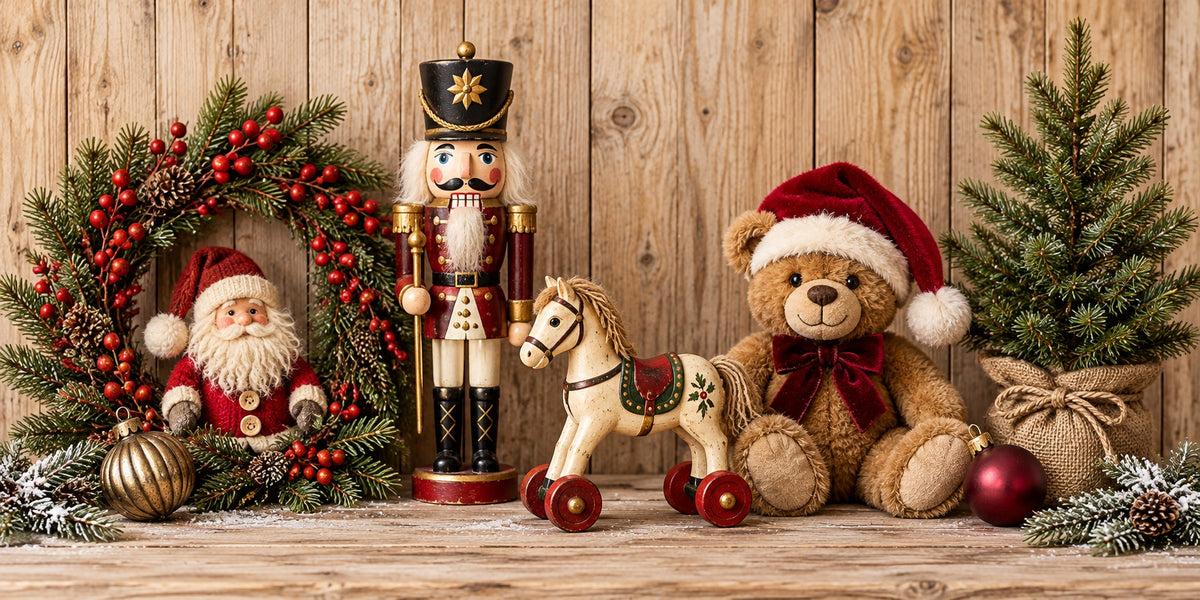 Nutcracker Christmas Garage Door Cover Rustic Santa Toys Christmas Holiday Garage Door Cover HQ610-100-2 Car