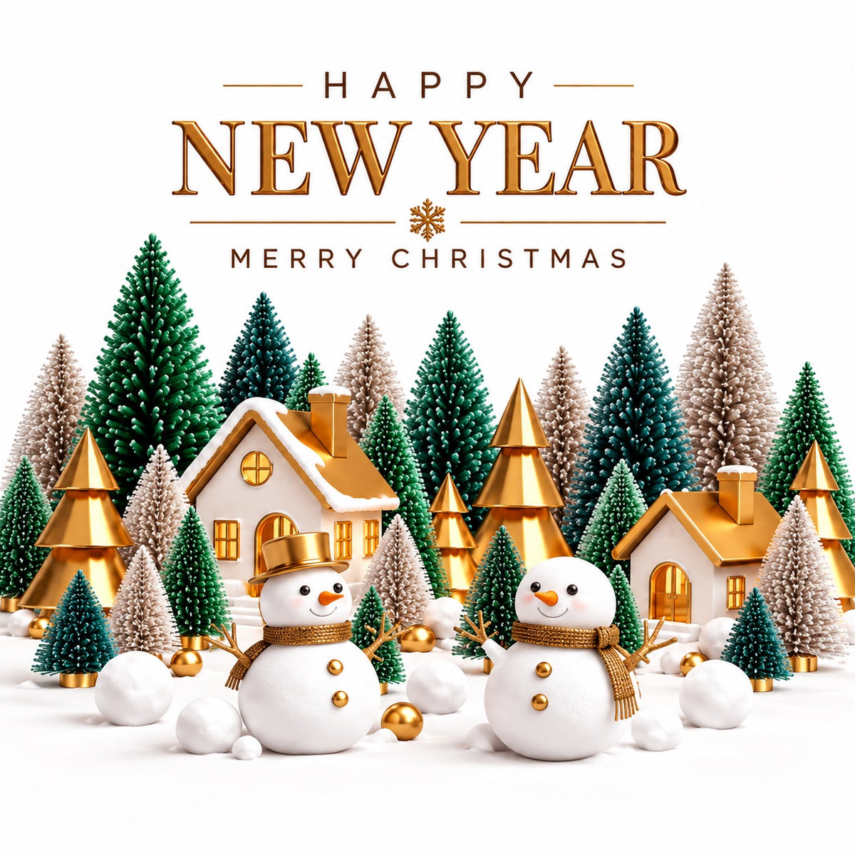 Christmas Party Garage Door Cover Golden Snowman Village Christmas Holiday Garage Door Cover HQ610-118-1 Car