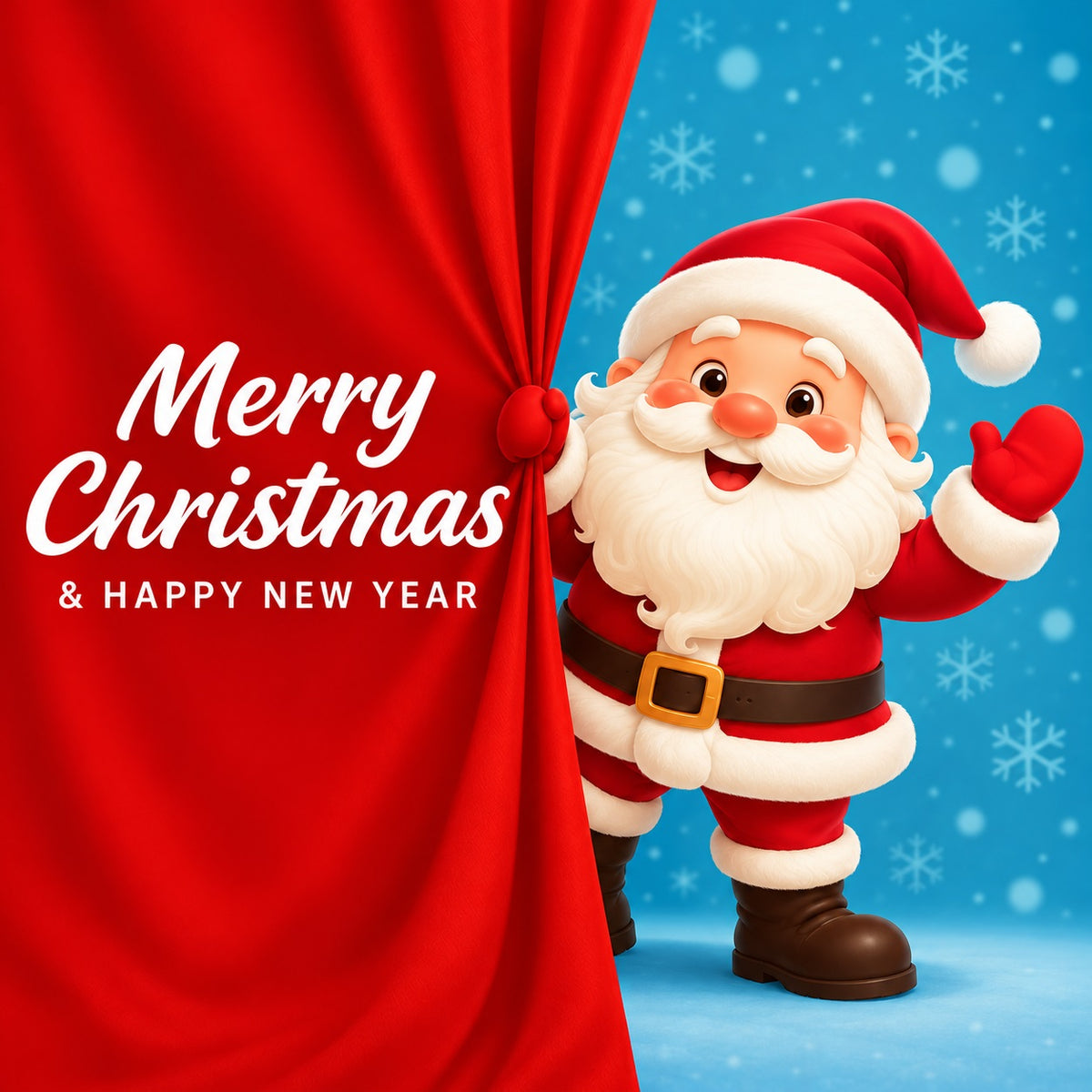Merry Christmas Garage Door Cover Santa Curtain Greeting Christmas Garage Door Decoration HQ610-131-1 Car