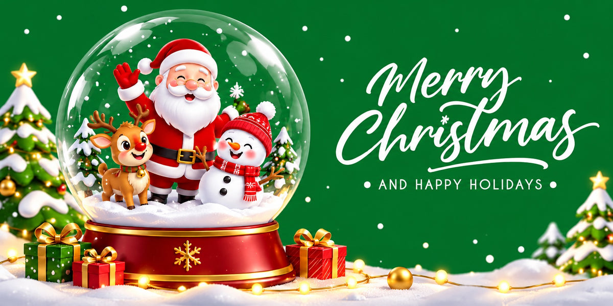 Christmas Santa Garage Door Banner Snow Globe Gift Christmas Garage Door Decoration HQ610-68-2 Car