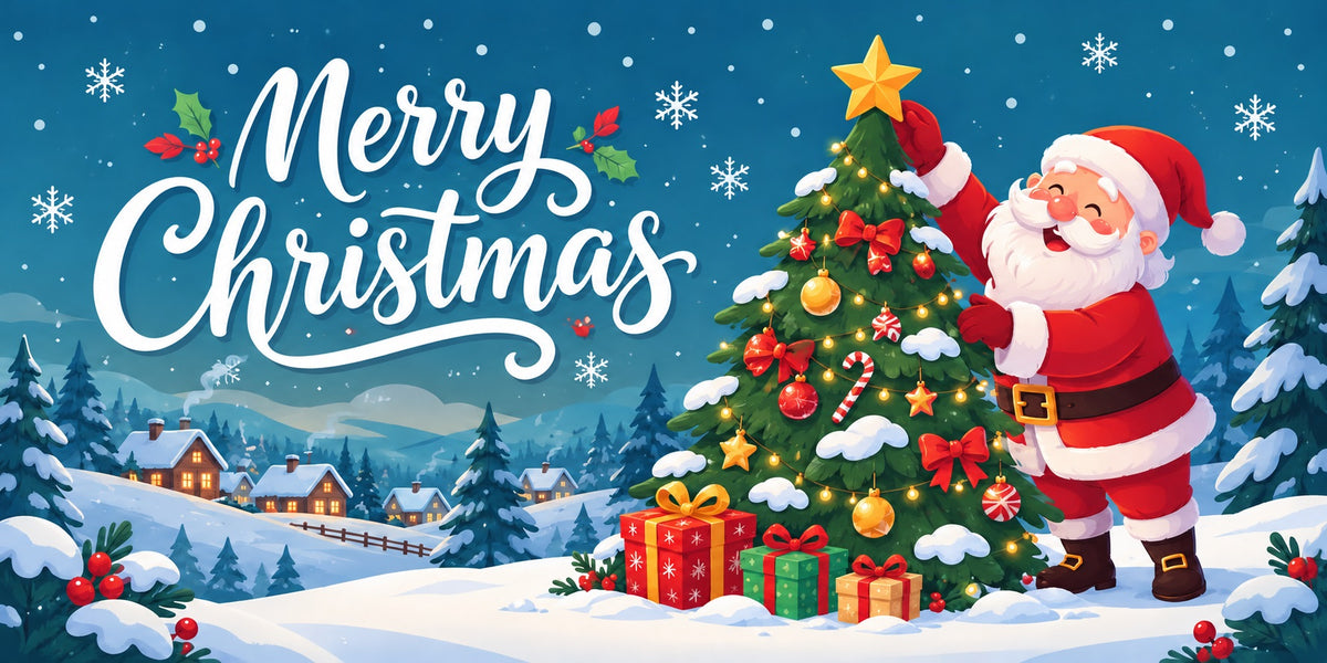 Christmas Party Garage Door Cover Santa Decorating Tree Outdoor Christmas Garage Door Decoration HQ610-8-2 Car