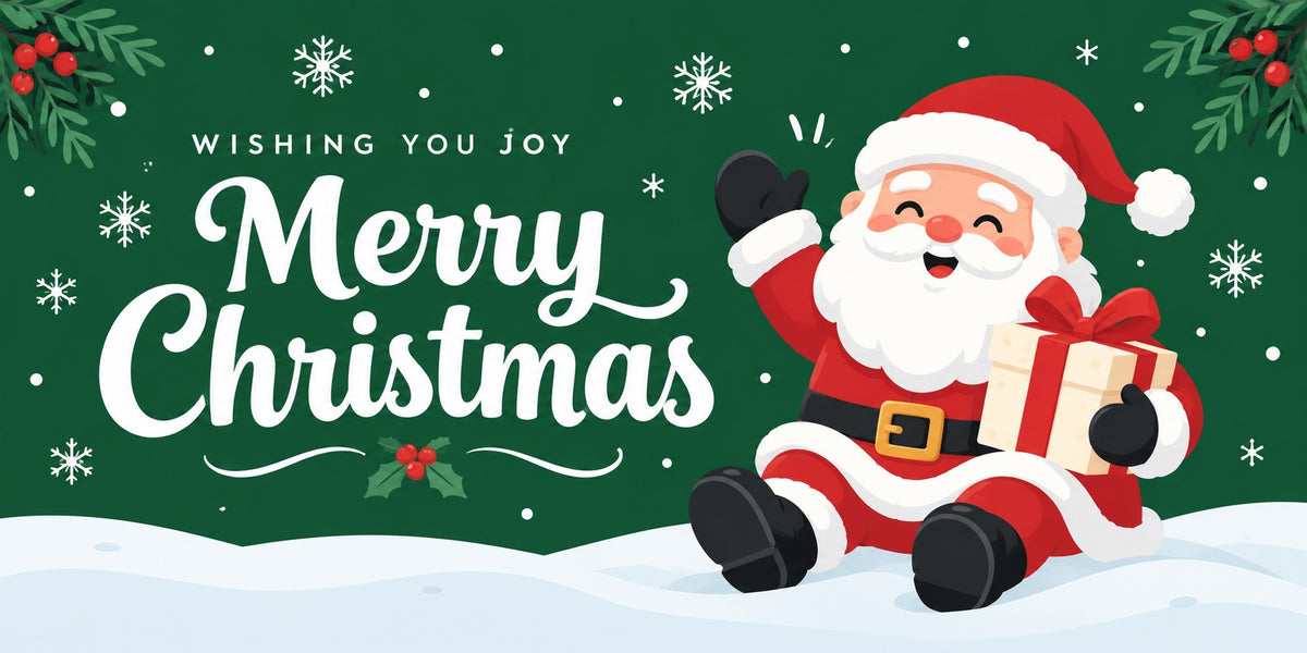 Santa Christmas Garage Door Cover Festive Gift Greetings Christmas Garage Door Banner Decoration HQ610-84-2 Car
