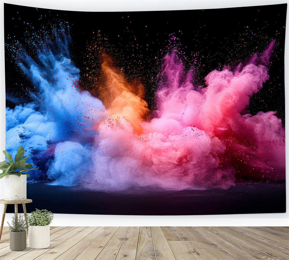 Different Color Backdrop Pet Photography Backdrops Dynamic Burst Vibrant Colors Backdrop LXX1-2