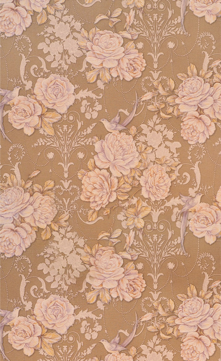 Fine Art Backdrop Vintage Floral Soft Beige Sweep Backdrop LXX2-270