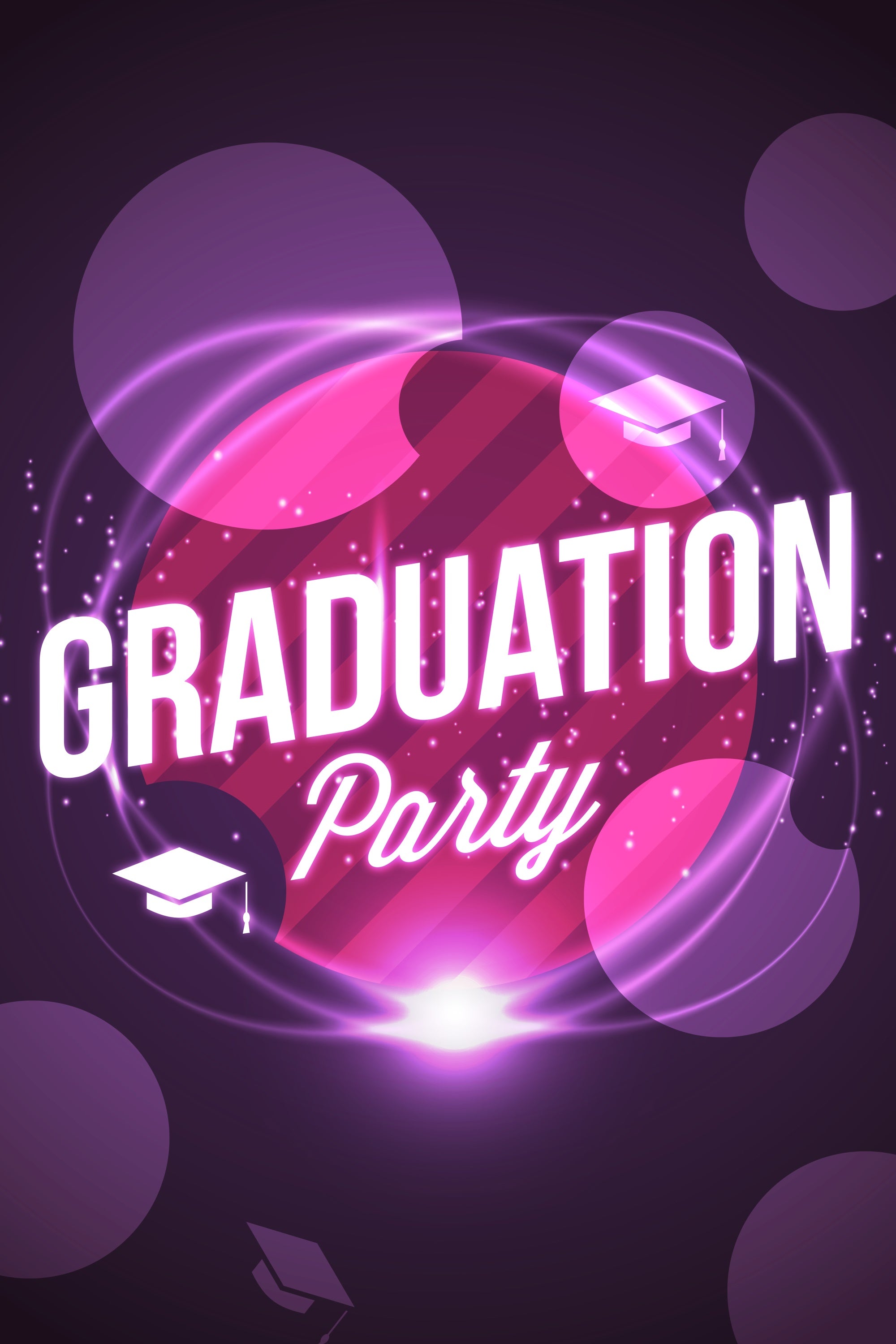 Graduation Photo Backdrop Ideas Neon Glow Graduation Party Backdrop LXX3-167