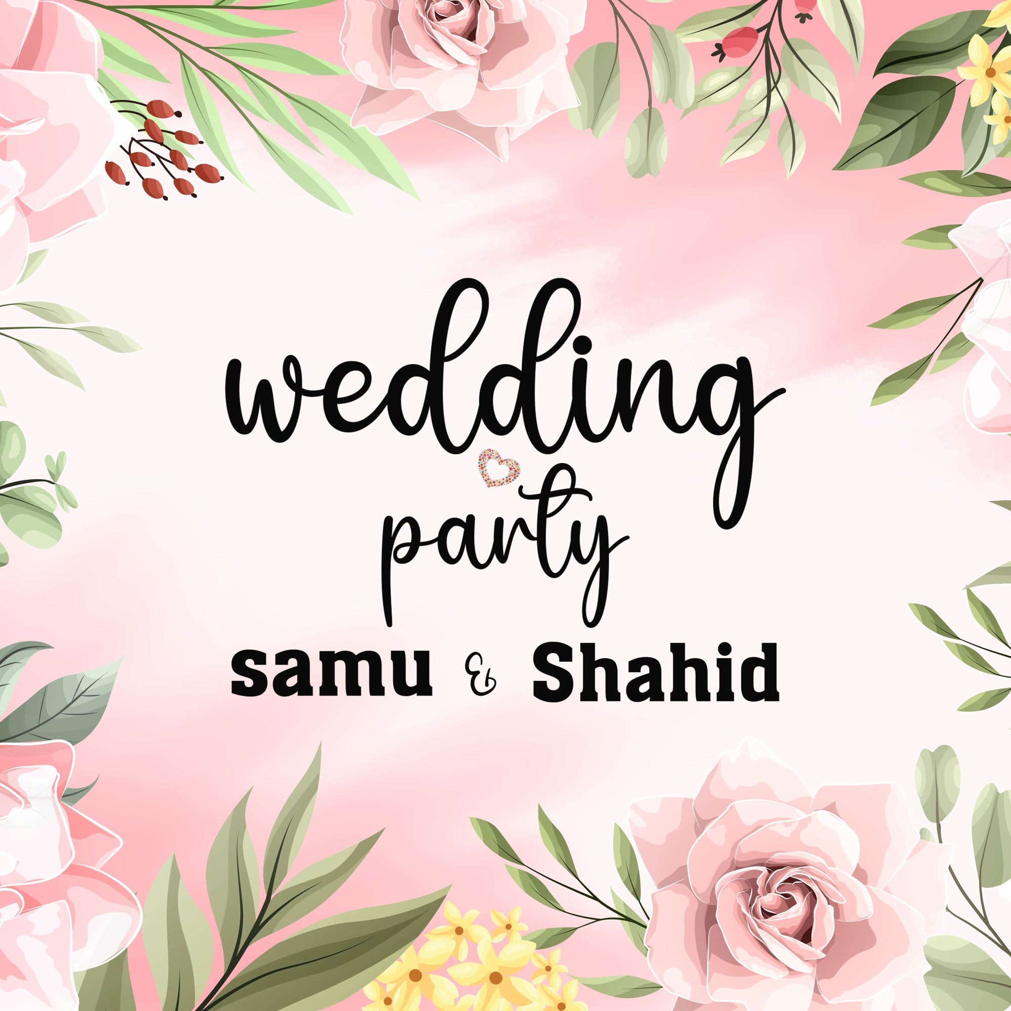 Wedding Photo Backdrop Romantic Pink Flower Custom Backdrop LXX5-158