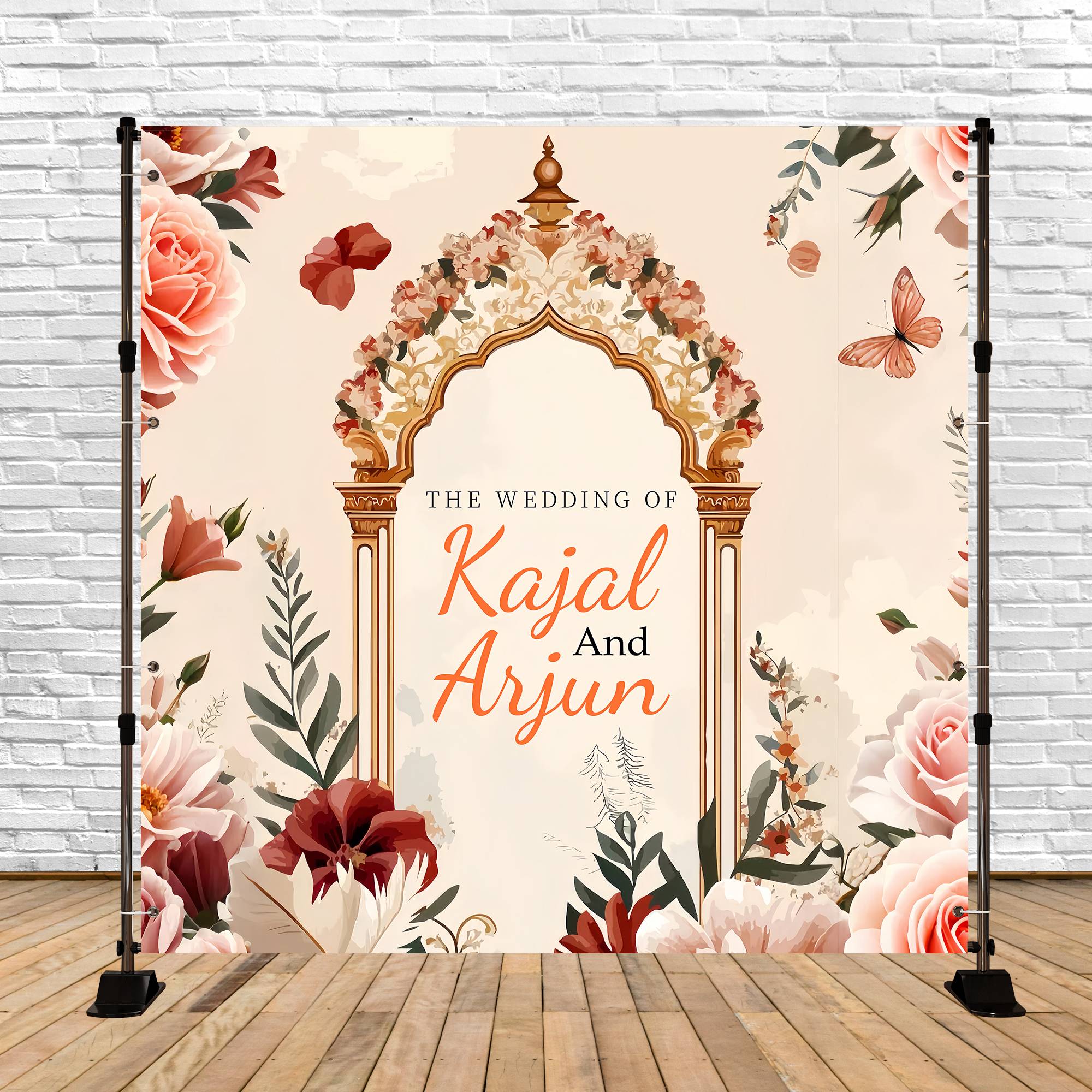 Unique Backdrop Design Wedding Backdrop Ideas Elegant Arch Flower Custom Backdrop LXX5-197