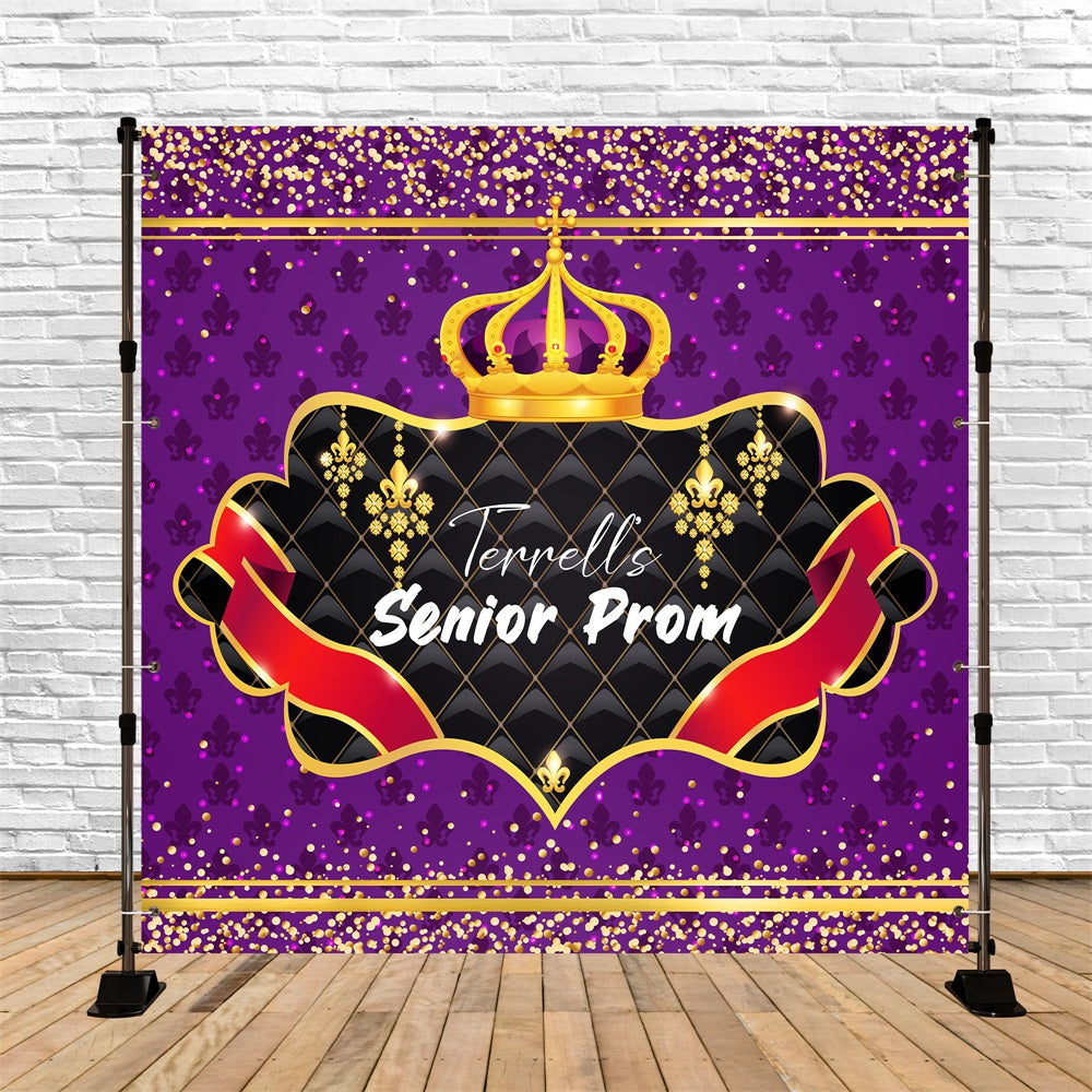 Prom Backdrop Design Royal Send-Off Custom Party Graduation Backdrop LXX5-229