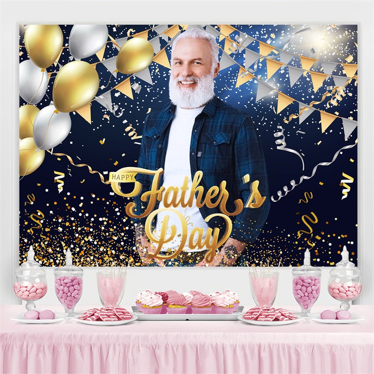 Backdrop For Fathers Day Balloons Sparkle Celebration Customized Backdrop LXX5-27